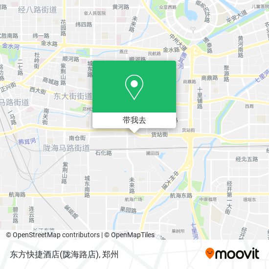 东方快捷酒店(陇海路店)地图