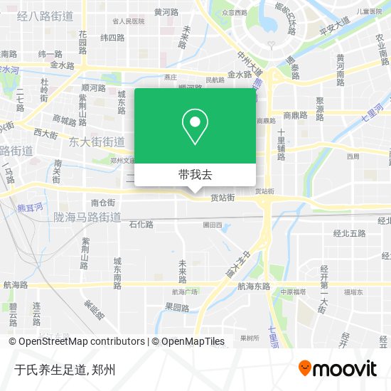 于氏养生足道地图