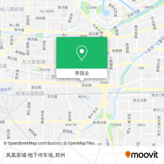 凤凰茶城-地下停车场地图