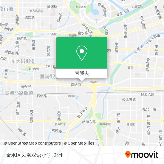 金水区凤凰双语小学地图