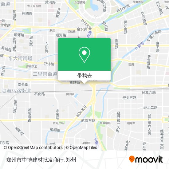 郑州市中博建材批发商行地图