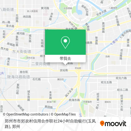 郑州市市郊农村信用合作联社24小时自助银行(玉凤路)地图