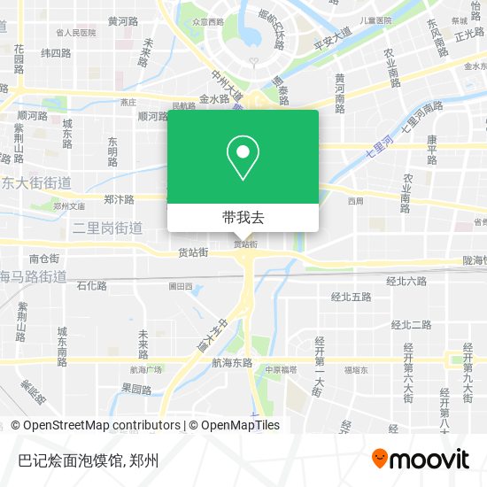 巴记烩面泡馍馆地图