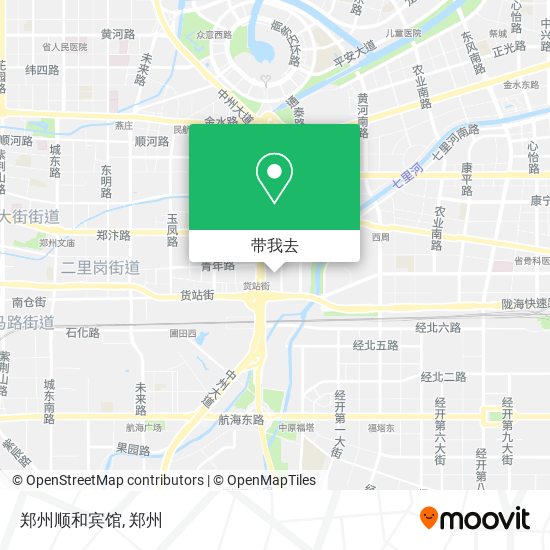 郑州顺和宾馆地图