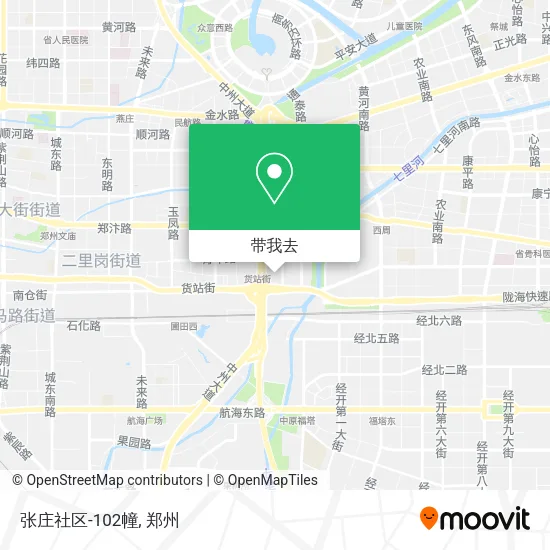 张庄社区-102幢地图