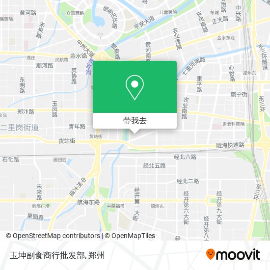玉坤副食商行批发部地图