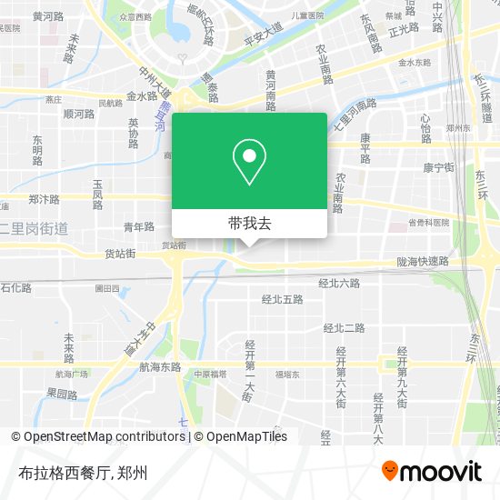 布拉格西餐厅地图