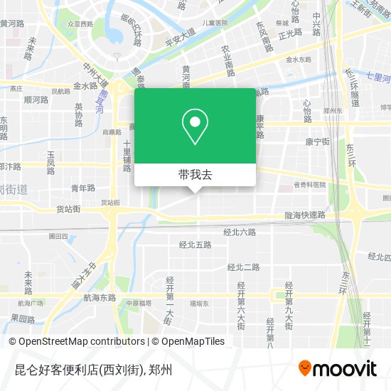 昆仑好客便利店(西刘街)地图