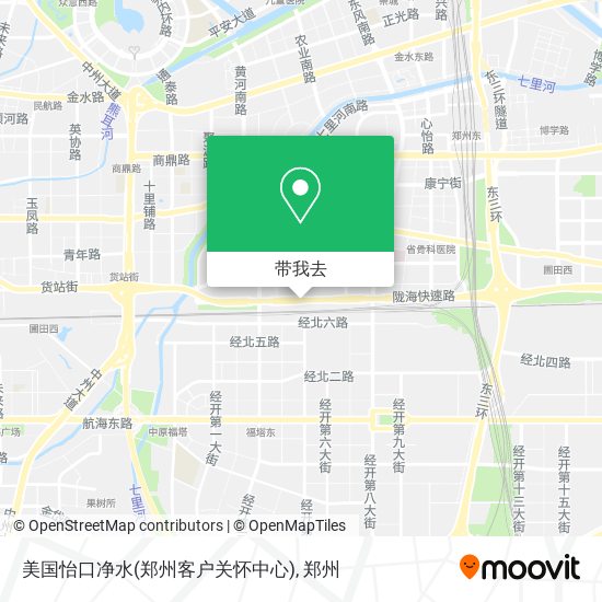美国怡口净水(郑州客户关怀中心)地图