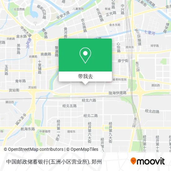 中国邮政储蓄银行(五洲小区营业所)地图