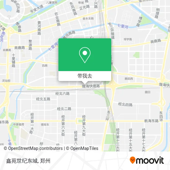 鑫苑世纪东城地图