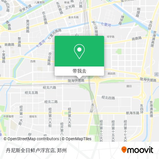 丹尼斯全日鲜卢浮宫店地图