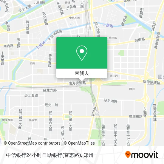 中信银行24小时自助银行(普惠路)地图