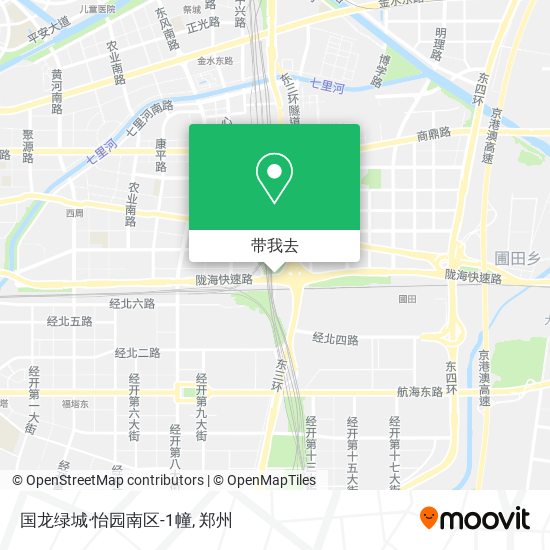 国龙绿城·怡园南区-1幢地图