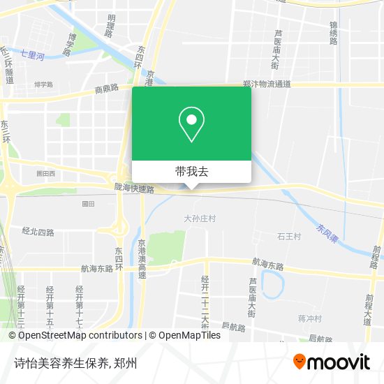 诗怡美容养生保养地图