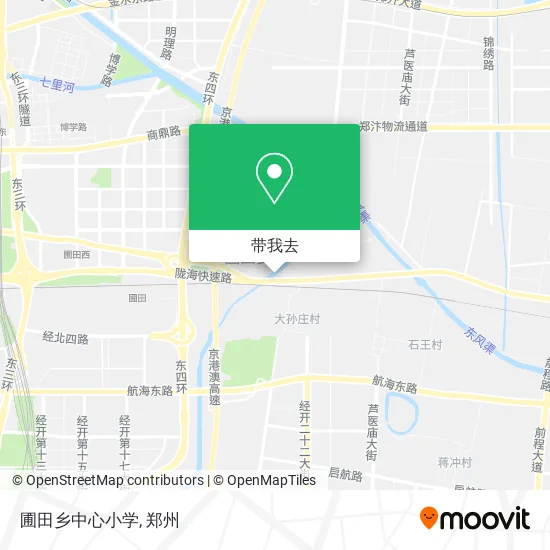 圃田乡中心小学地图
