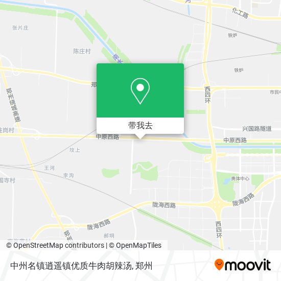 中州名镇逍遥镇优质牛肉胡辣汤地图