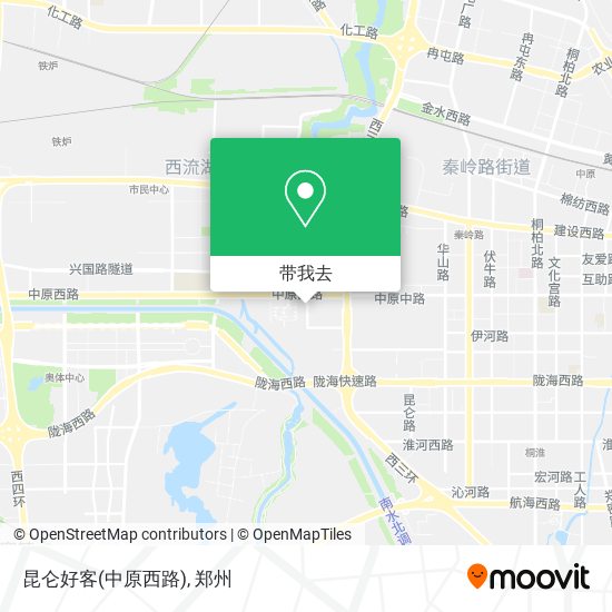 昆仑好客(中原西路)地图