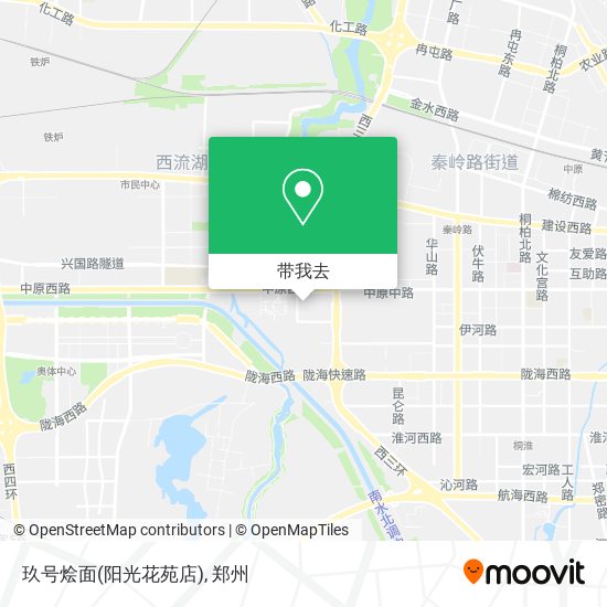 玖号烩面(阳光花苑店)地图