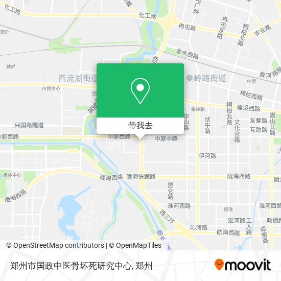 郑州市国政中医骨坏死研究中心地图