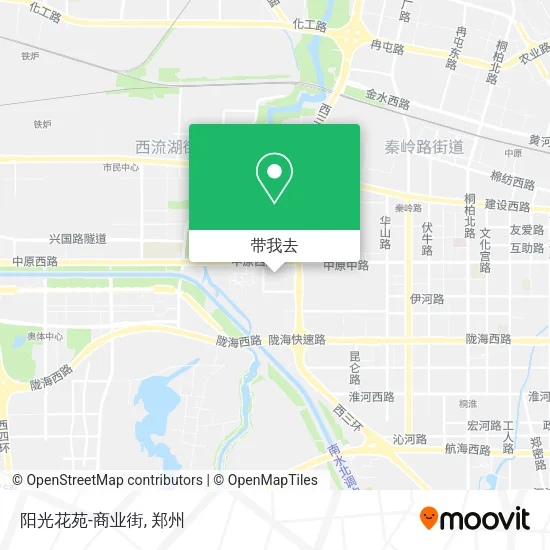 阳光花苑-商业街地图