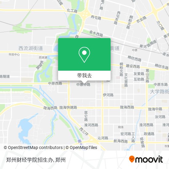 郑州财经学院招生办地图