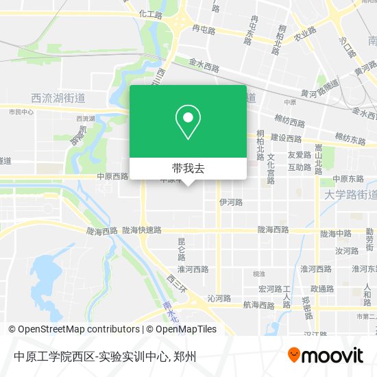 中原工学院西区-实验实训中心地图