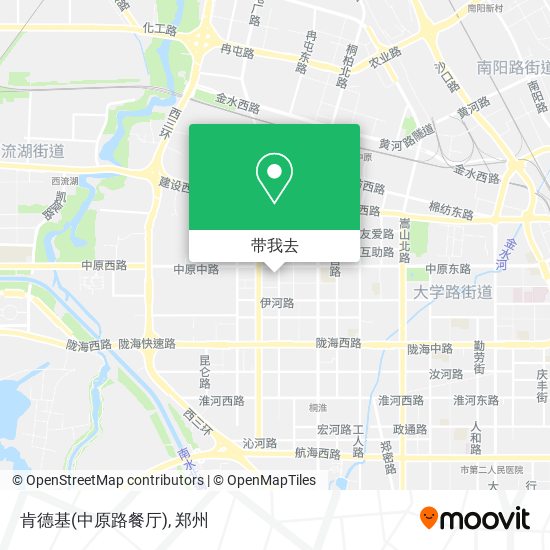 肯德基(中原路餐厅)地图