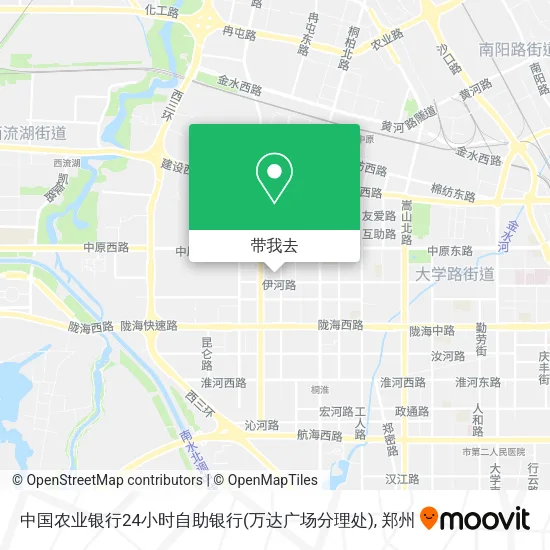中国农业银行24小时自助银行(万达广场分理处)地图
