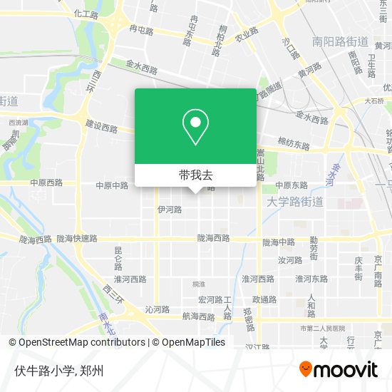 伏牛路小学地图