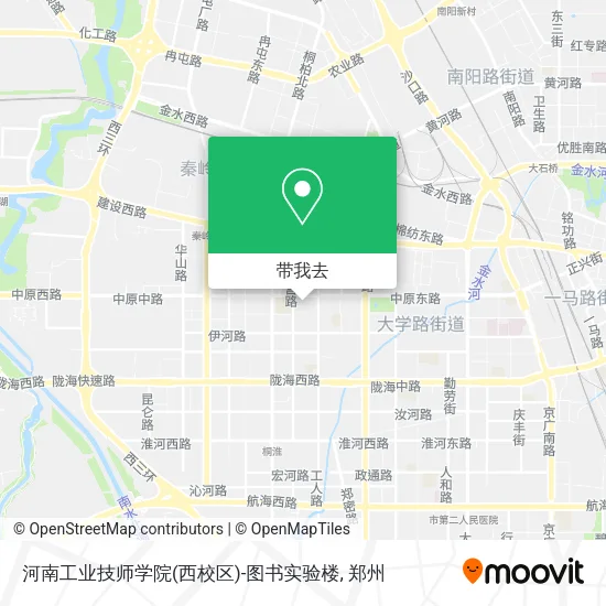 河南工业技师学院(西校区)-图书实验楼地图