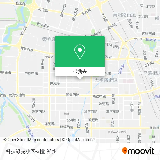 科技绿苑小区-3幢地图
