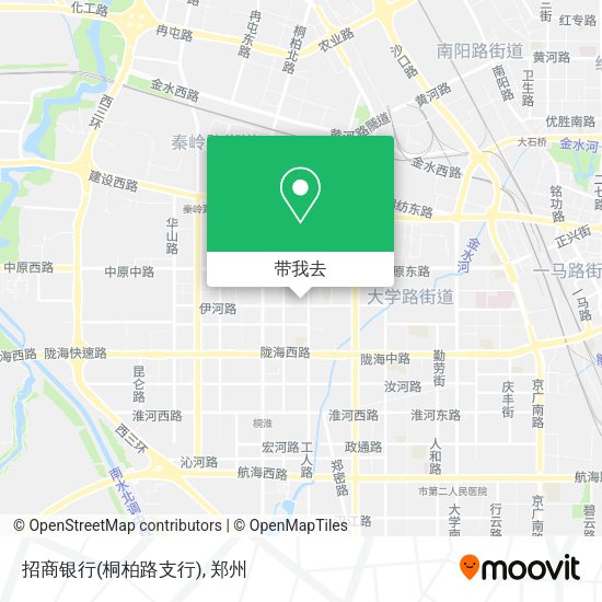 招商银行(桐柏路支行)地图