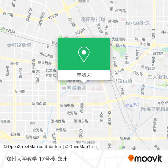 郑州大学教学-17号楼地图