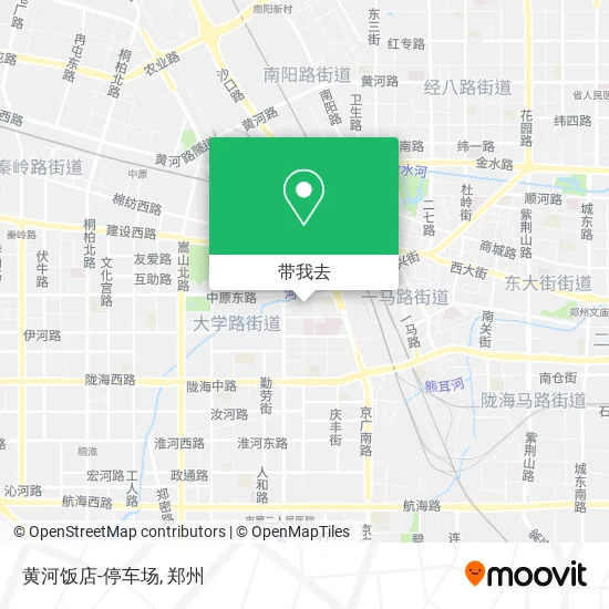 黄河饭店-停车场地图