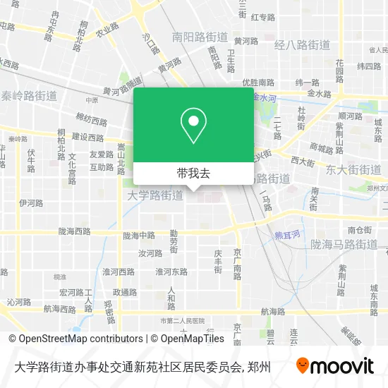 大学路街道办事处交通新苑社区居民委员会地图