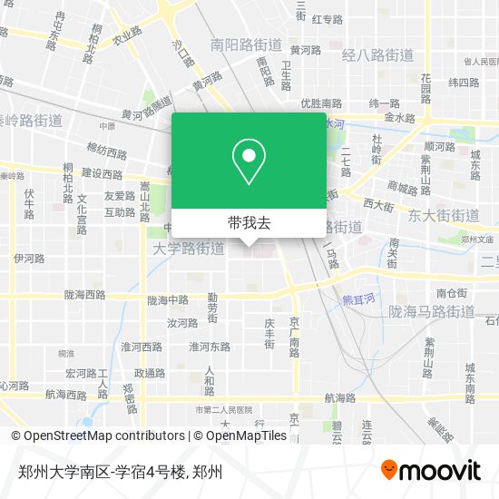 郑州大学南区-学宿4号楼地图