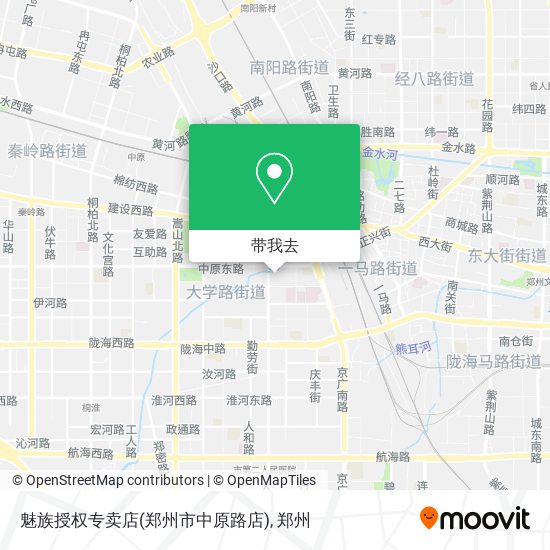魅族授权专卖店(郑州市中原路店)地图