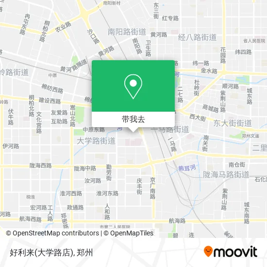 好利来(大学路店)地图
