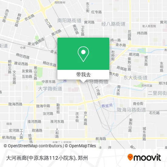 大河画廊(中原东路112小院东)地图
