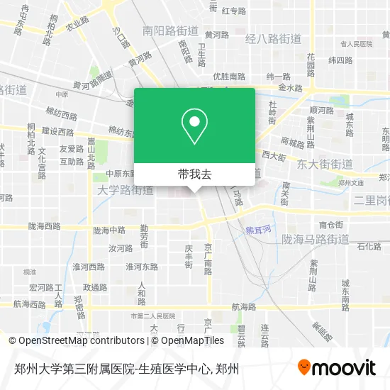 郑州大学第三附属医院-生殖医学中心地图