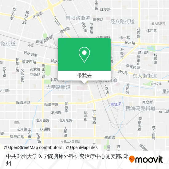 中共郑州大学医学院脑瘫外科研究治疗中心党支部地图