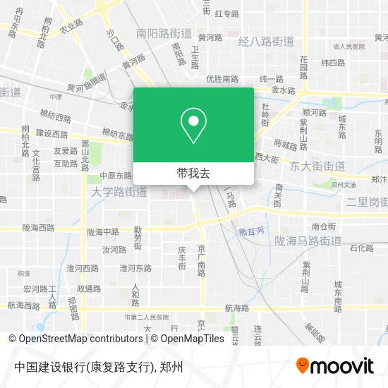 中国建设银行(康复路支行)地图