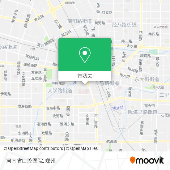 河南省口腔医院地图