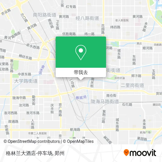 格林兰大酒店-停车场地图