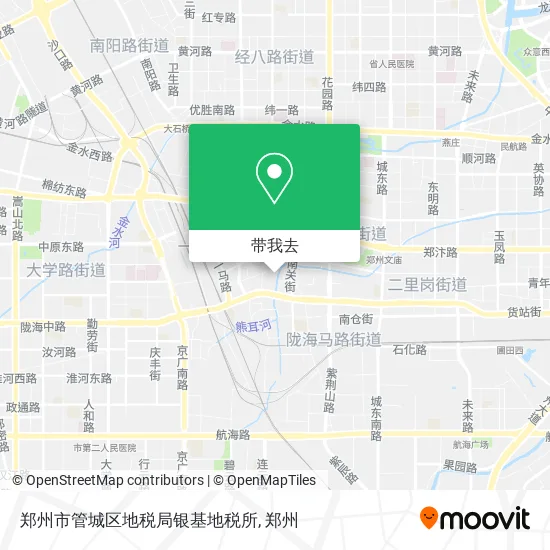 郑州市管城区地税局银基地税所地图