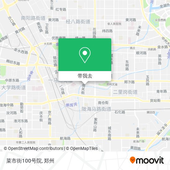 菜市街100号院地图
