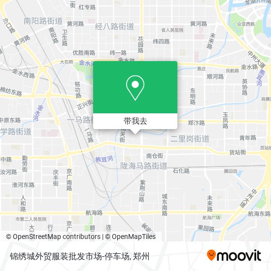 锦绣城外贸服装批发市场-停车场地图