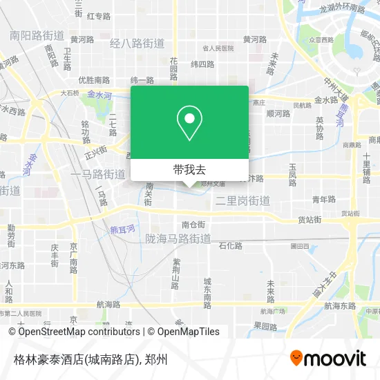 格林豪泰酒店(城南路店)地图