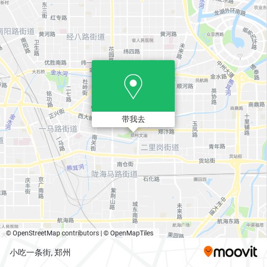 小吃一条街地图